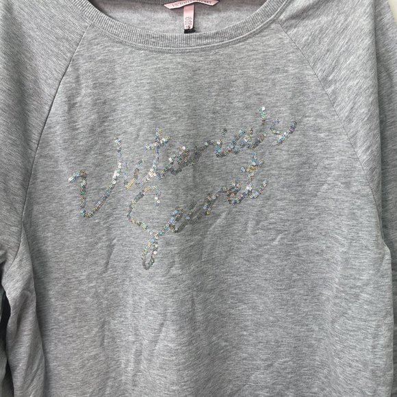 NWT VICTORIAS SECRET Sweatshirt sz L - Picture 4 of 10